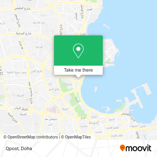 Qpost map