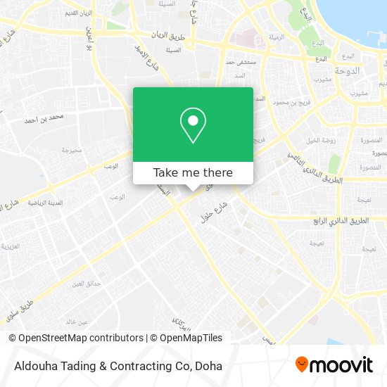 Aldouha Tading & Contracting Co map