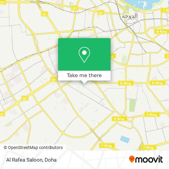 Al Rafea Saloon map