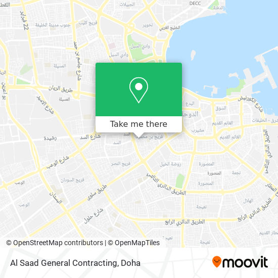 Al Saad General Contracting map