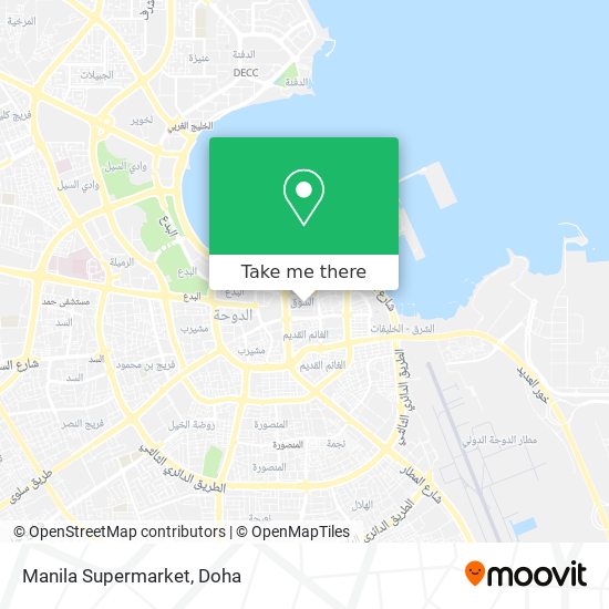 Manila Supermarket map