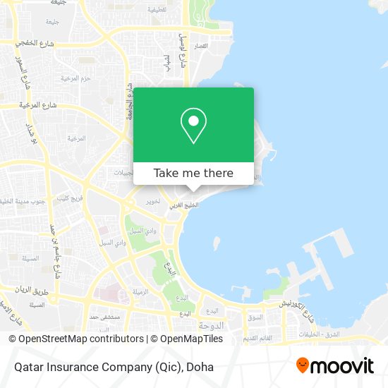 Qatar Insurance Company (Qic) map