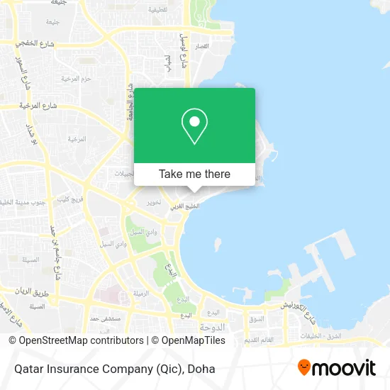 Qatar Insurance Company (QIC) map