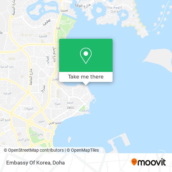 Embassy Of Korea map