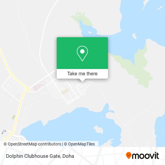 Dolphin Clubhouse Gate map