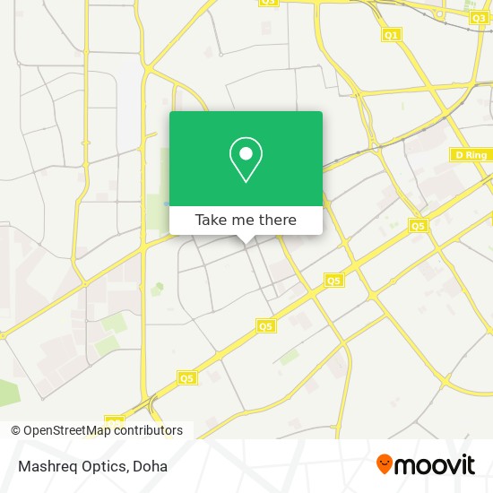 Mashreq Optics map