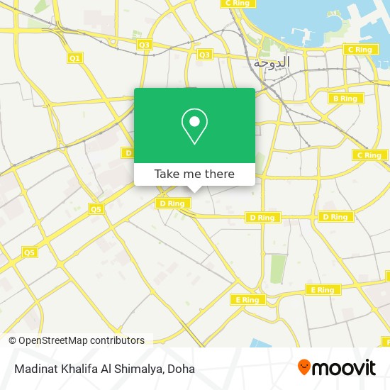 Madinat Khalifa Al Shimalya map