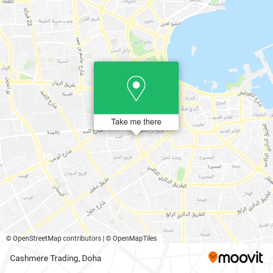 Cashmere Trading map