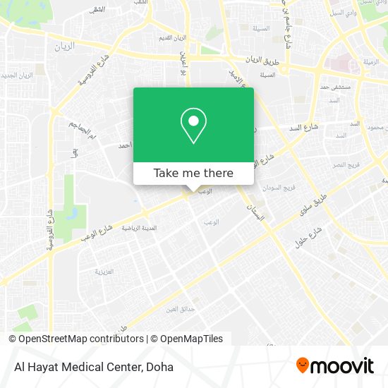 Al Hayat Medical Center map