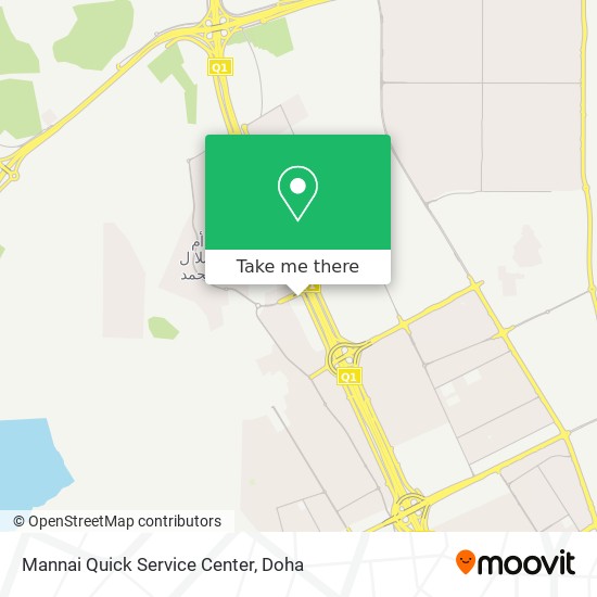 Mannai Quick Service Center map
