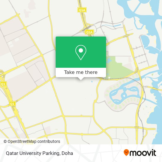 Qatar University Parking map