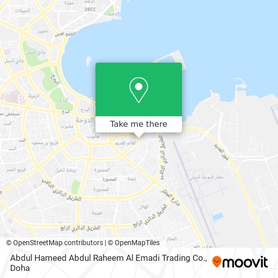 Abdul Hameed Abdul Raheem Al Emadi Trading Co. map