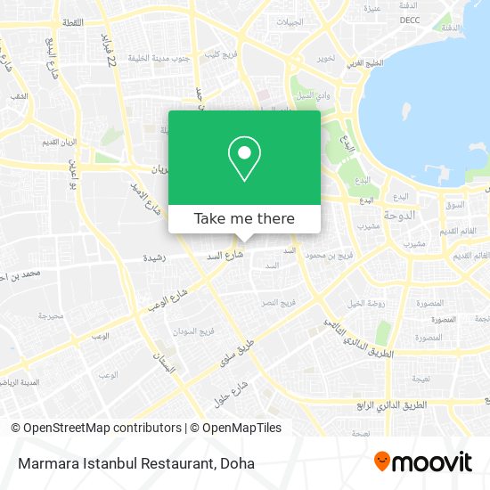 Marmara Istanbul Restaurant map