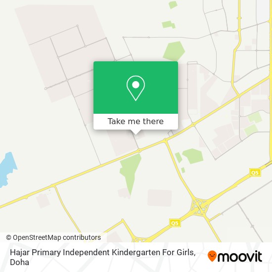 Hajar Primary Independent Kindergarten For Girls map