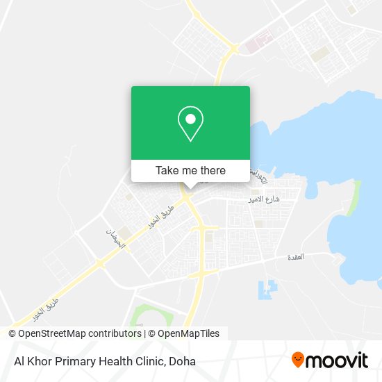 Al Khor Primary Health Clinic map