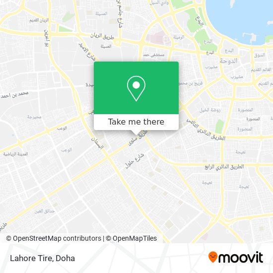 Lahore Tire map