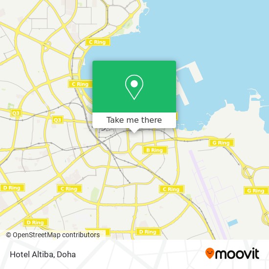Hotel Altiba map