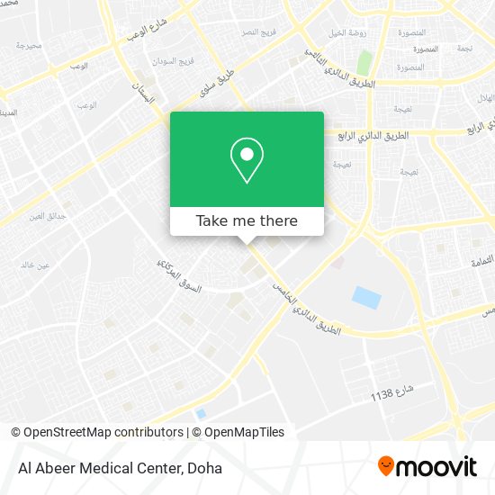 Al Abeer Medical Center map