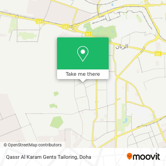 Qassr Al Karam Gents Tailoring map
