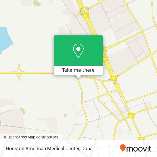 Houston American Medical Center map