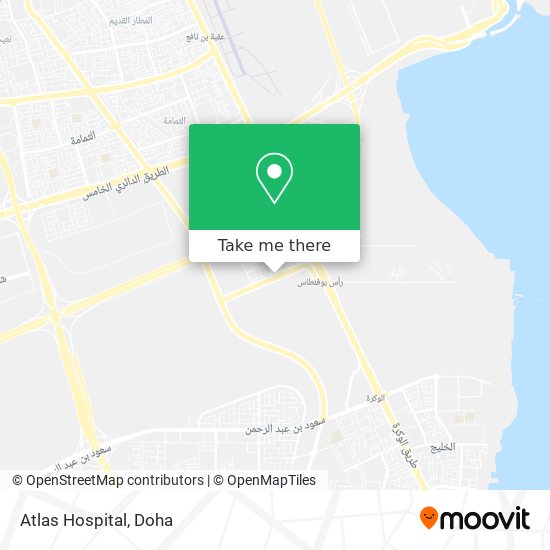 Atlas Hospital map