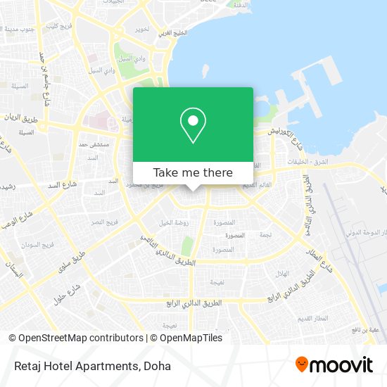 Retaj Hotel Apartments map