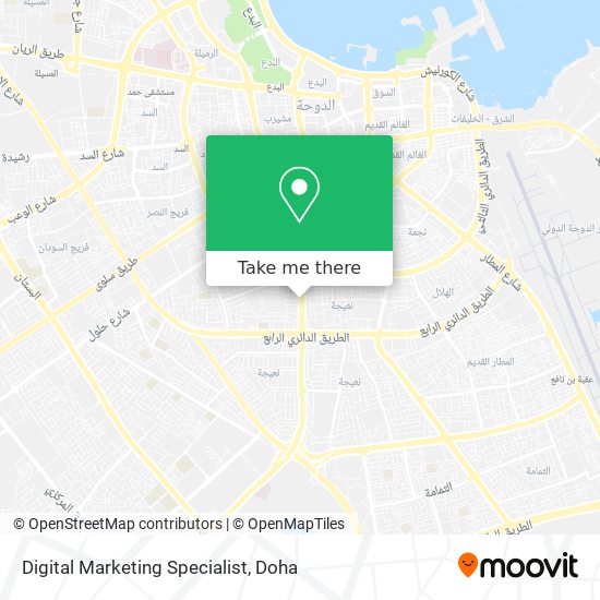 Digital Marketing Specialist map
