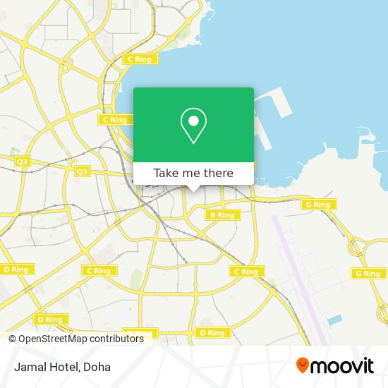 Jamal Hotel map