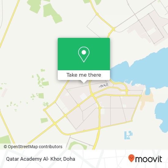 Qatar Academy Al- Khor map