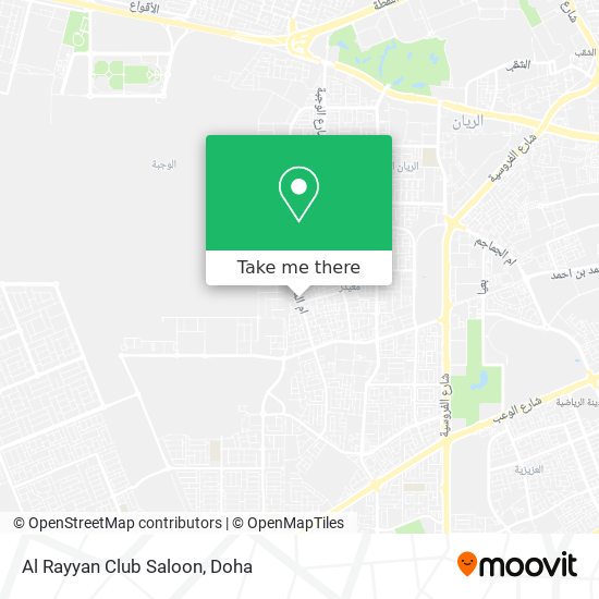Al Rayyan Club Saloon map
