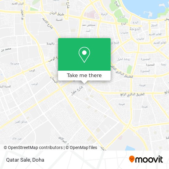 Qatar Sale map