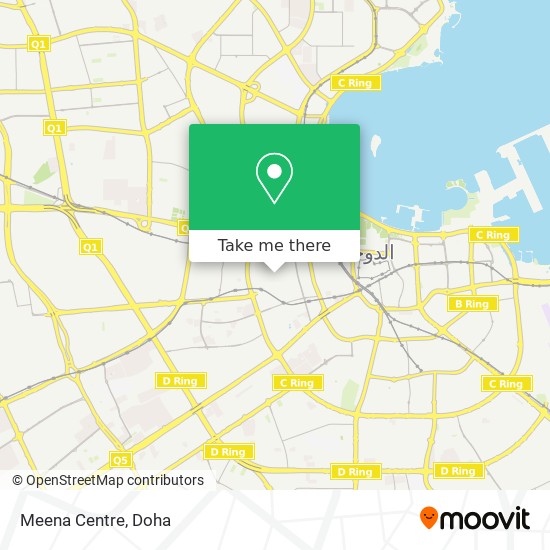Meena Centre map