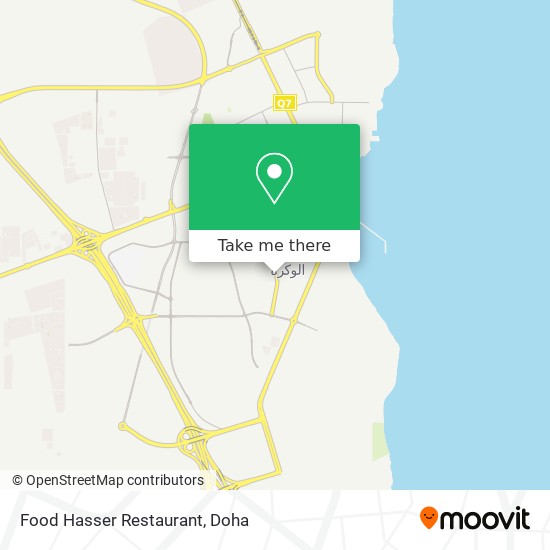 Food Hasser Restaurant map