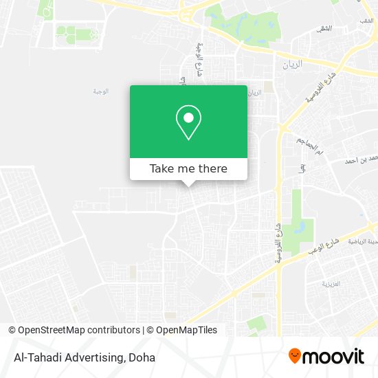 Al-Tahadi Advertising map