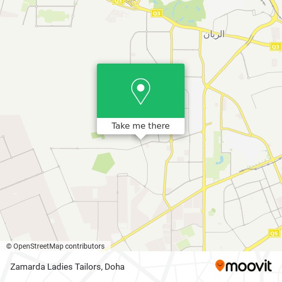 Zamarda Ladies Tailors map