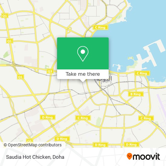 Saudia Hot Chicken map