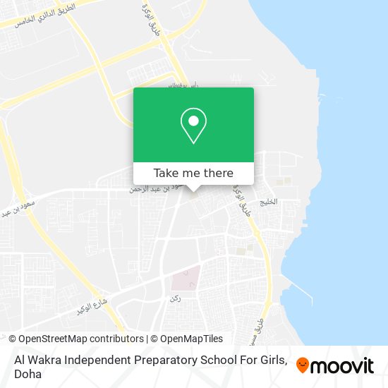 Al Wakra Independent Preparatory School For Girls map