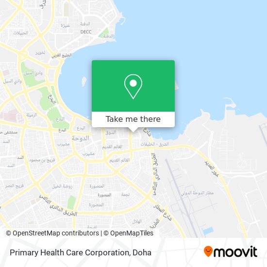 Primary Health Care Corporation map