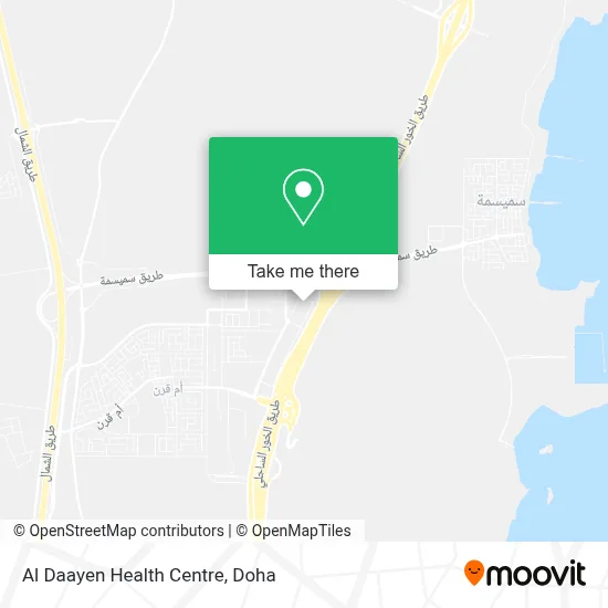 Al Daayen Health Centre map