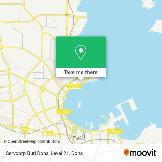 Servcorp Burj Doha, Level 21 map