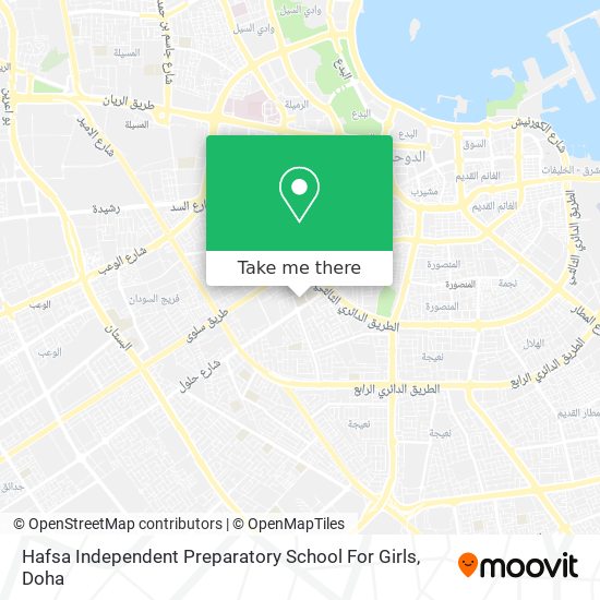Hafsa Independent Preparatory School For Girls map