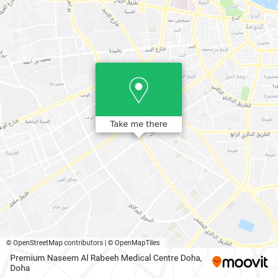 Premium Naseem Al Rabeeh Medical Centre Doha map