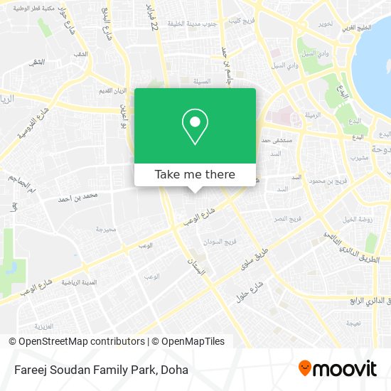 Fareej Soudan Family Park map