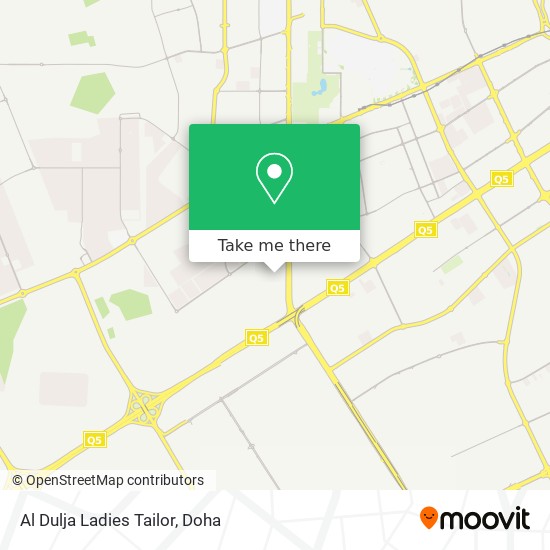 Al Dulja Ladies Tailor map