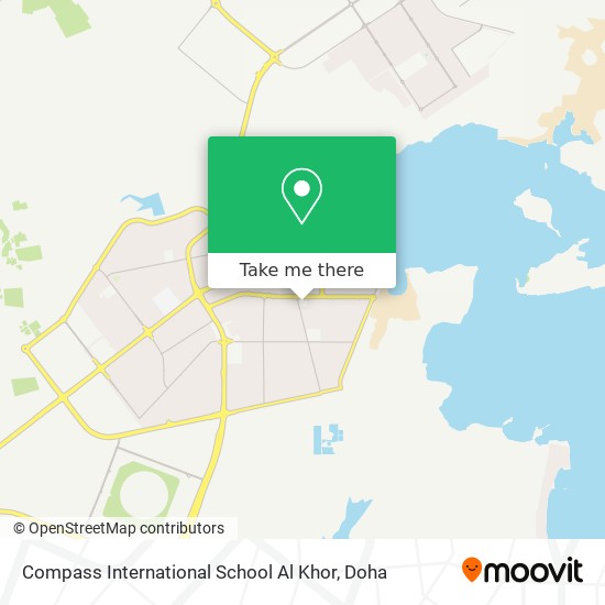 Compass International School Al Khor map