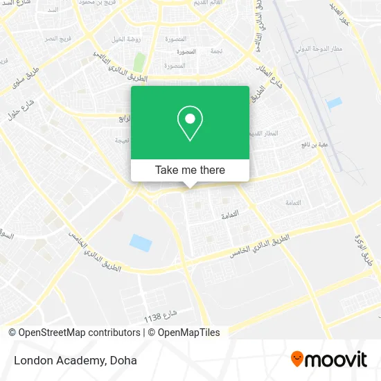 London Academy map