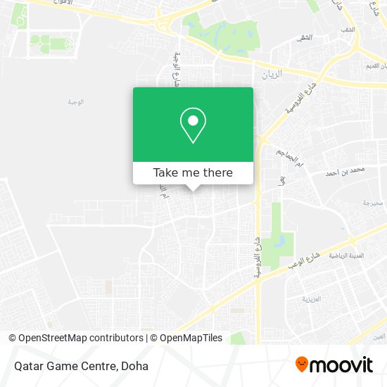 Qatar Game Centre map