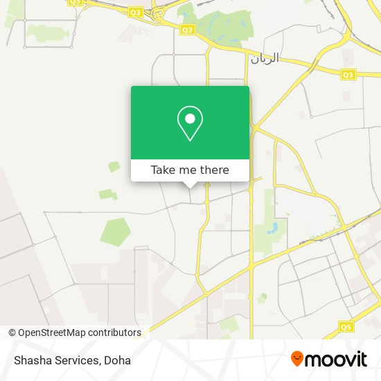 Shasha Services map