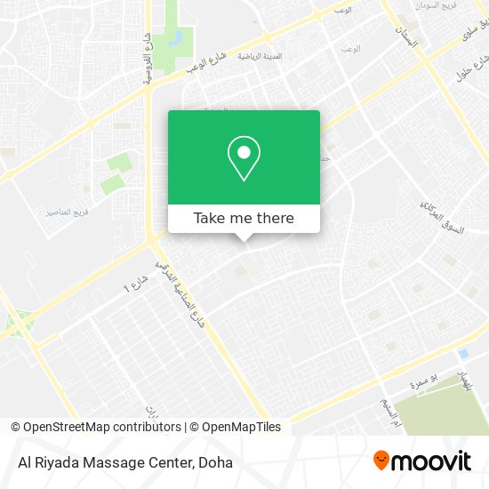 Al Riyada Massage Center map