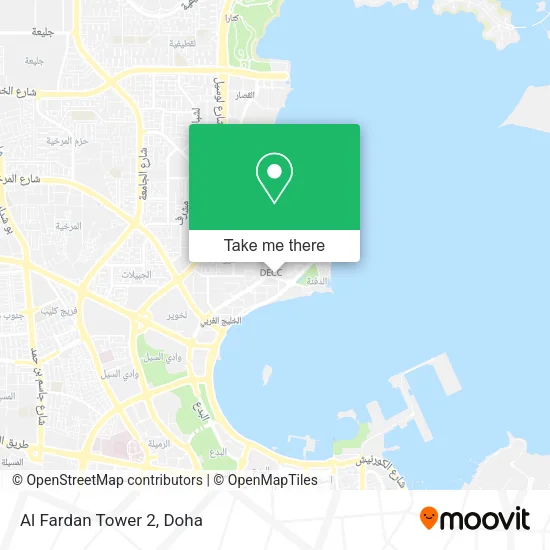 Al Fardan Tower 2 map